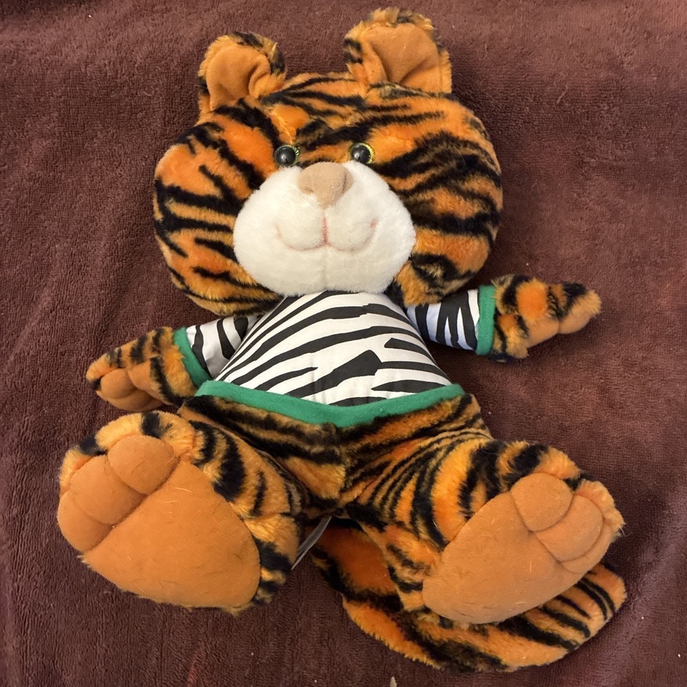 Avon Exclusive Cuddly Colby Bengal Tiger 1992 Squeeze Purring Plush 12" VTG